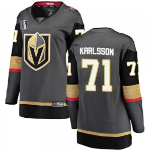 Women's Fanatics Branded Vegas Golden Knights William Karlsson Gold Black Home 2023 Stanley Cup Final Jersey - Breakaway