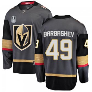 Men's Fanatics Branded Vegas Golden Knights Ivan Barbashev Gold Black Home 2023 Stanley Cup Final Jersey - Breakaway