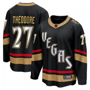Youth Fanatics Branded Vegas Golden Knights Shea Theodore Gold Black Special Edition 2.0 Jersey - Breakaway