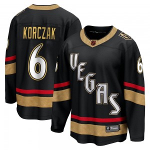 Men's Fanatics Branded Vegas Golden Knights Kaedan Korczak Gold Black Special Edition 2.0 Jersey - Breakaway