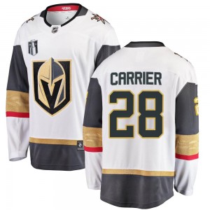 Youth Fanatics Branded Vegas Golden Knights William Carrier Gold White Away 2023 Stanley Cup Final Jersey - Breakaway
