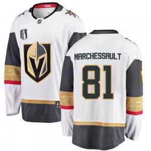 Youth Fanatics Branded Vegas Golden Knights Jonathan Marchessault Gold White Away 2023 Stanley Cup Final Jersey - Breakaway