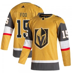 Youth Adidas Vegas Golden Knights Spencer Foo Gold 2020/21 Alternate Jersey - Authentic