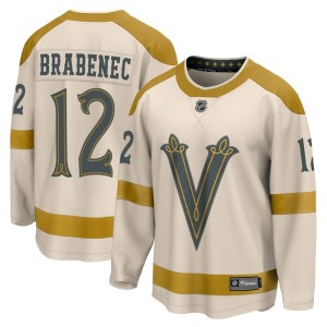 Youth Fanatics Branded Vegas Golden Knights Jakub Brabenec Gold Cream 2024 Winter Classic Jersey - Breakaway