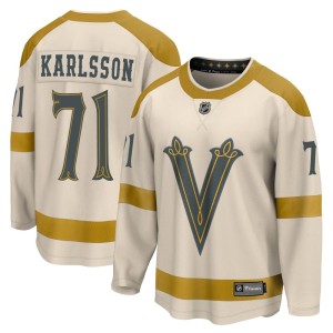 Youth Fanatics Branded Vegas Golden Knights William Karlsson Gold Cream 2024 Winter Classic Jersey - Breakaway