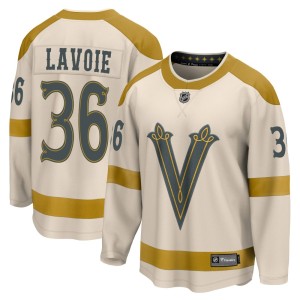 Youth Fanatics Branded Vegas Golden Knights Raphael Lavoie Gold Cream 2024 Winter Classic Jersey - Breakaway