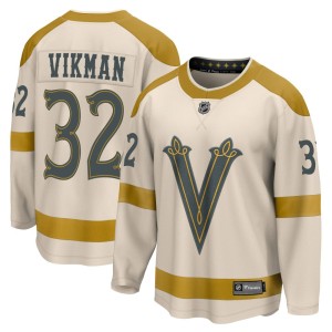 Youth Fanatics Branded Vegas Golden Knights Jesper Vikman Gold Cream 2024 Winter Classic Jersey - Breakaway