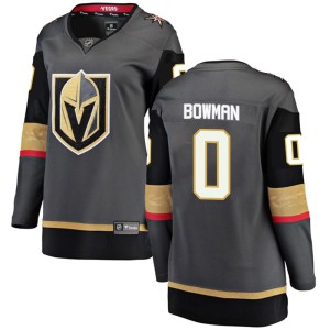 Women's Fanatics Branded Vegas Golden Knights Braeden Bowman Gold Black Home Jersey - Breakaway
