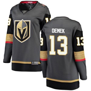 Women's Fanatics Branded Vegas Golden Knights Jakub Demek Gold Black Home Jersey - Breakaway
