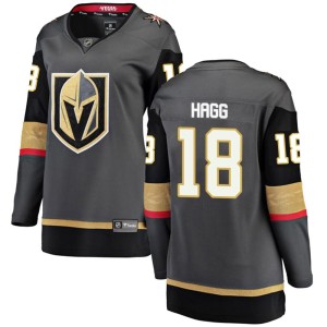 Women's Fanatics Branded Vegas Golden Knights Robert Hagg Gold Black Home Jersey - Breakaway