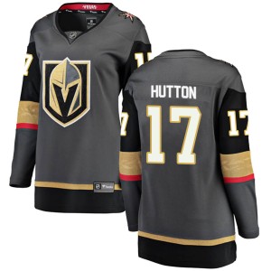 Women's Fanatics Branded Vegas Golden Knights Ben Hutton Gold Black Home Jersey - Breakaway