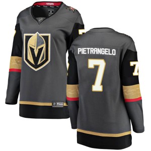 Women's Fanatics Branded Vegas Golden Knights Alex Pietrangelo Gold Black Home Jersey - Breakaway