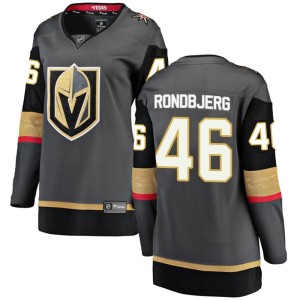 Women's Fanatics Branded Vegas Golden Knights Jonas Rondbjerg Gold Black Home Jersey - Breakaway