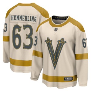 Men's Fanatics Branded Vegas Golden Knights Ben Hemmerling Gold Cream 2024 Winter Classic Jersey - Breakaway
