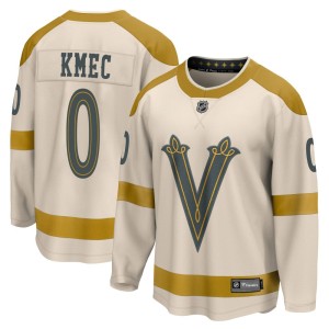 Men's Fanatics Branded Vegas Golden Knights Viliam Kmec Gold Cream 2024 Winter Classic Jersey - Breakaway