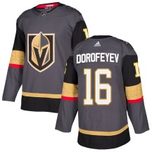 Men's Adidas Vegas Golden Knights Pavel Dorofeyev Gold Gray Home Jersey - Authentic