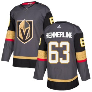 Men's Adidas Vegas Golden Knights Ben Hemmerling Gold Gray Home Jersey - Authentic