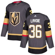 Men's Adidas Vegas Golden Knights Raphael Lavoie Gold Gray Home Jersey - Authentic