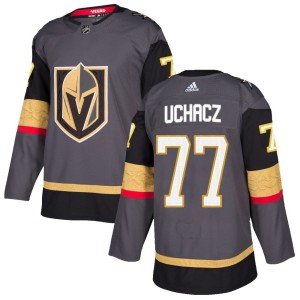 Men's Adidas Vegas Golden Knights Kai Uchacz Gold Gray Home Jersey - Authentic