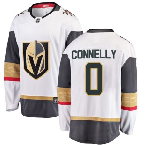 Youth Fanatics Branded Vegas Golden Knights Trevor Connelly Gold White Away Jersey - Breakaway