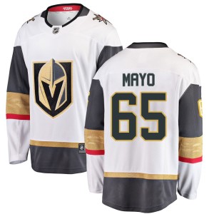 Youth Fanatics Branded Vegas Golden Knights Dysin Mayo Gold White Away Jersey - Breakaway