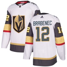 Youth Adidas Vegas Golden Knights Jakub Brabenec Gold White Away Jersey - Authentic