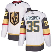 Youth Adidas Vegas Golden Knights Ilya Samsonov Gold White Away Jersey - Authentic