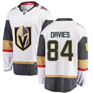 Men's Fanatics Branded Vegas Golden Knights Jeremy Davies Gold White Away Jersey - Breakaway