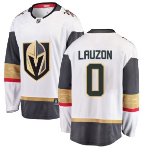 Men's Fanatics Branded Vegas Golden Knights Jeremy Lauzon Gold White Away Jersey - Breakaway