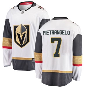 Men's Fanatics Branded Vegas Golden Knights Alex Pietrangelo Gold White Away Jersey - Breakaway