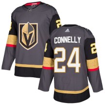 Youth Adidas Vegas Golden Knights Trevor Connelly Gold Gray Home Jersey - Authentic