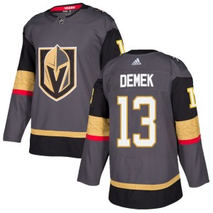 Youth Adidas Vegas Golden Knights Jakub Demek Gold Gray Home Jersey - Authentic