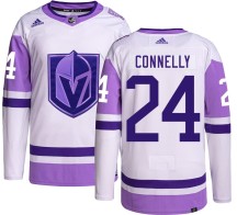 Youth Adidas Vegas Golden Knights Trevor Connelly Gold Hockey Fights Cancer Jersey - Authentic