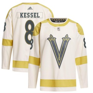Youth Adidas Vegas Golden Knights Phil Kessel Gold Cream 2024 Winter Classic Primegreen Jersey - Authentic