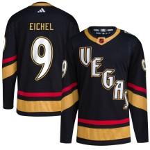 Men's Adidas Vegas Golden Knights Jack Eichel Gold Black Reverse Retro 2.0 Jersey - Authentic
