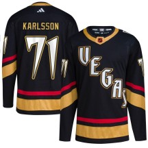 Men's Adidas Vegas Golden Knights William Karlsson Gold Black Reverse Retro 2.0 Jersey - Authentic