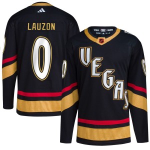 Men's Adidas Vegas Golden Knights Jeremy Lauzon Gold Black Reverse Retro 2.0 Jersey - Authentic