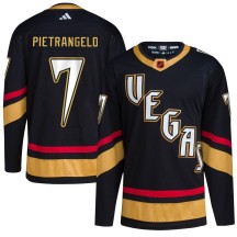 Men's Adidas Vegas Golden Knights Alex Pietrangelo Gold Black Reverse Retro 2.0 Jersey - Authentic