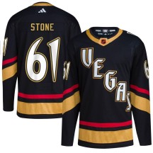 Men's Adidas Vegas Golden Knights Mark Stone Gold Black Reverse Retro 2.0 Jersey - Authentic