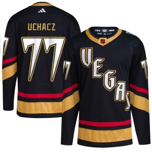 Men's Adidas Vegas Golden Knights Kai Uchacz Gold Black Reverse Retro 2.0 Jersey - Authentic
