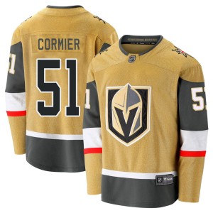 Youth Fanatics Branded Vegas Golden Knights Lukas Cormier Gold Breakaway 2020/21 Alternate Jersey - Premier