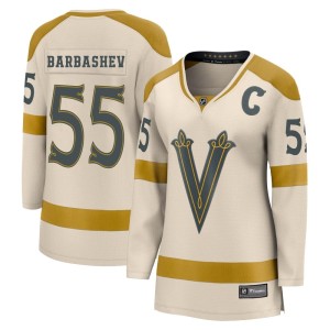 Women's Fanatics Branded Vegas Golden Knights Ivan Barbashev Gold Cream 2024 Winter Classic Jersey - Breakaway