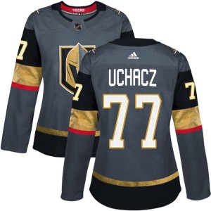 Women's Adidas Vegas Golden Knights Kai Uchacz Gold Gray Home Jersey - Authentic