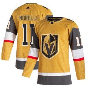 Men's Adidas Vegas Golden Knights Mason Morelli Gold 2020/21 Alternate Jersey - Authentic