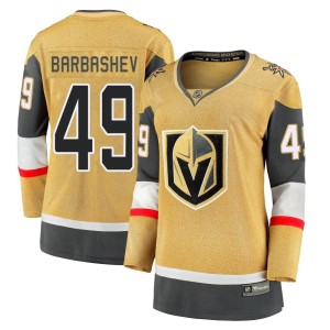 Women's Fanatics Branded Vegas Golden Knights Ivan Barbashev Gold Breakaway 2020/21 Alternate Jersey - Premier