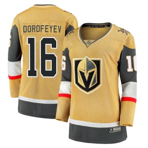Women's Fanatics Branded Vegas Golden Knights Pavel Dorofeyev Gold Breakaway 2020/21 Alternate Jersey - Premier