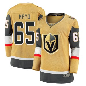 Women's Fanatics Branded Vegas Golden Knights Dysin Mayo Gold Breakaway 2020/21 Alternate Jersey - Premier