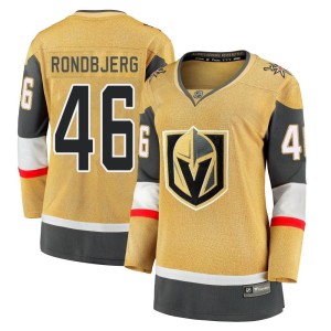 Women's Fanatics Branded Vegas Golden Knights Jonas Rondbjerg Gold Breakaway 2020/21 Alternate Jersey - Premier