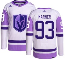 Men's Adidas Vegas Golden Knights Mitch Marner Gold Hockey Fights Cancer Jersey - Authentic