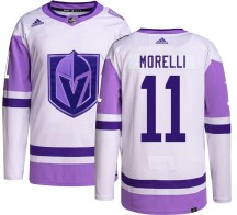 Men's Adidas Vegas Golden Knights Mason Morelli Gold Hockey Fights Cancer Jersey - Authentic